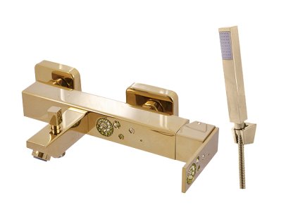 ROYAL - Vanový set s baterií, Chrom ROYAL1054.5/1, RAV Slezák (Barva Chrom, Rozměr 1/2")