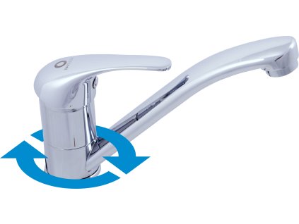 SÁZAVA - Umyvadlová baterie na jednu vodu bez výpusti, Chrom SA092.0, RAV Slezák (Barva Chrom, Rozměr 1/2")