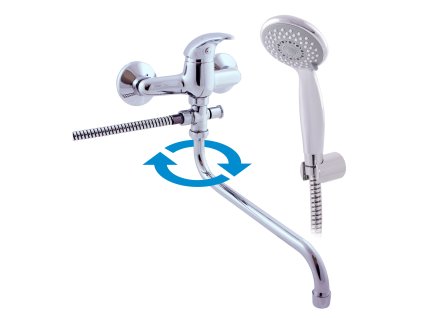 SÁZAVA - Vanová/Umyvadlová baterie, Chrom SA056.0/1, RAV Slezák (Barva Chrom, Rozměr 100 mm)