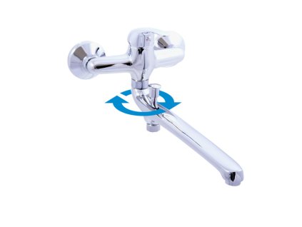 SÁZAVA - Vanová/Umyvadlová baterie, Chrom SA557.5, RAV Slezák (Barva Chrom, Rozměr 100 mm)