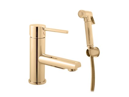 SEINA - Bidetová baterie  bez výpusti, Zlatá - lesklá SE946.0/1Z, RAV Slezák (Barva ZLATÁ - lesklá, Rozměr 1/2")