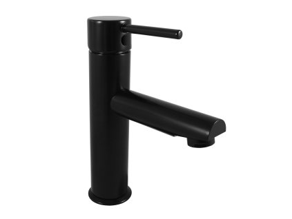 SEINA - Umyvadlová baterie bez výpusti, Černá - matná SE928.0CMAT, RAV Slezák (Barva Černá - matná, Rozměr 1/2")