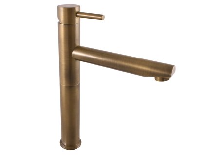SEINA - Umyvadlová vysoká baterie bez výpusti, Stará mosaz (Bronz) SE930.0SM, RAV Slezák (Barva Stará mosaz (Bronz), Rozměr 1/2")