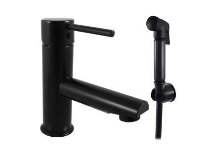 SEINA - Umyvadlová/Bidetová baterie bez výpusti, Černá - matná SE946.0/1CMAT, RAV Slezák (Barva Černá - matná, Rozměr 1/2")