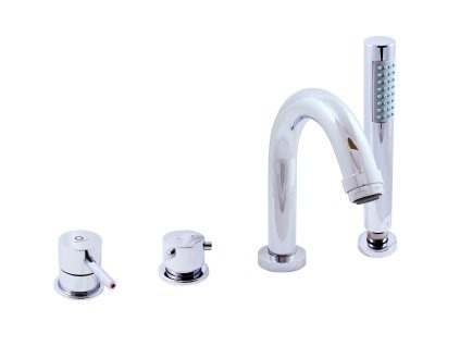 SEINA - Vanová baterie 4-otvorová, vodopád, Chrom SE962.0P, RAV Slezák (Barva Chrom, Rozměr 1/2")