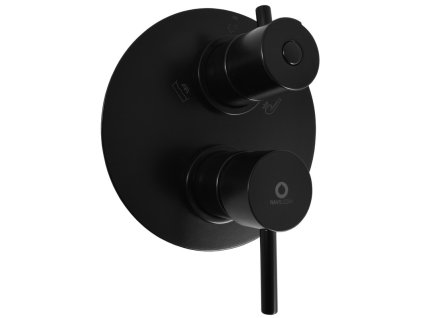 3781 1 seina vanova sprchova baterie podomitkova 3 cestna s telesem cerna matna se987 3cmat rav slezak