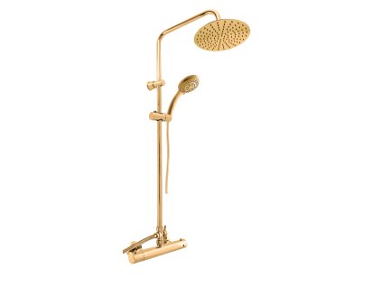 7732 1 termostaticka sprchovy system s termostatickou baterii zlata kartacovana trm81 5 7 01 4zk rav slezak