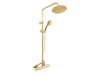 7729 1 termostaticka sprchovy system s termostatickou baterii zlata leskla trm81 5 7 01 4z rav slezak