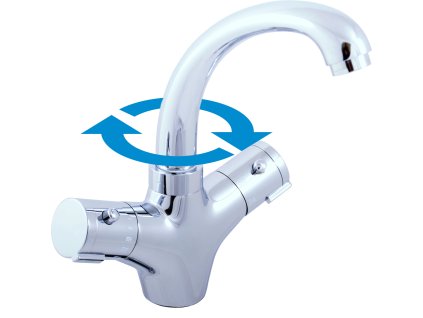 TERMOSTATICKÁ - Umyvadlová baterie bez výpusti, Chrom TRM26.0, RAV Slezák (Barva Chrom, Rozměr 1/2")