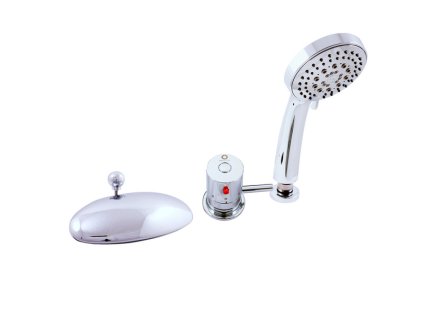 TERMOSTATICKÁ - Vanová baterie 3-otvorová, Chrom DT270.0S, RAV Slezák (Barva Chrom, Rozměr 1/2")