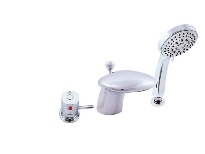TERMOSTATICKÁ - Vanová baterie 3-otvorová, Chrom DT271.0S, RAV Slezák (Barva Chrom, Rozměr 1/2")