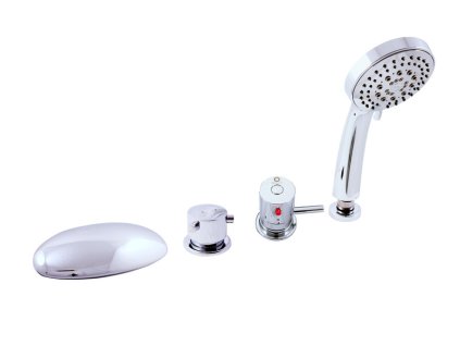 TERMOSTATICKÁ - Vanová baterie 4-otvorová, Chrom DT270.0P, RAV Slezák (Barva Chrom, Rozměr 1/2")