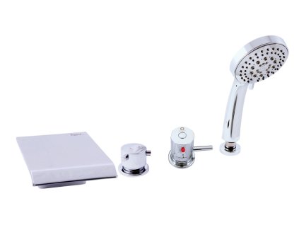 TERMOSTATICKÁ - Vanová baterie 4-otvorová, Chrom DT273.0P, RAV Slezák (Barva Chrom, Rozměr 1/2")