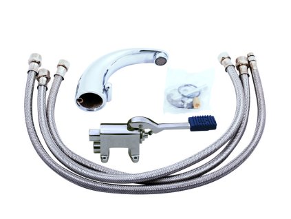 Umyvadlová baterie na jednu vodu NÁŠLAPNÁ bez výpusti, Chrom NB101.0, RAV Slezák (Barva Chrom, Rozměr 1/2")