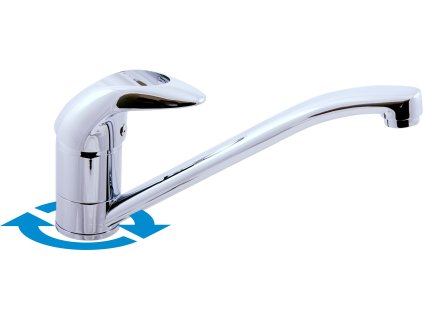 VLTAVA - Dřezová baterie, Chrom V105.0, RAV Slezák (Barva Chrom, Rozměr 1/2")