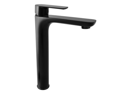 VLTAVA - Umyvadlová vysoká baterie bez výpusti, Černá - matná VT430.0CMAT, RAV Slezák (Barva Černá - matná, Rozměr 1/2")