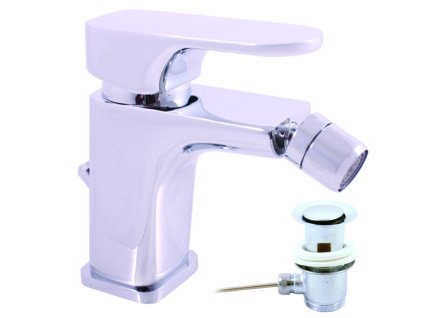 YUKON - Bidetová baterie s výpustí, Chrom YU145.0K, RAV Slezák (Barva Chrom, Rozměr 1/2")