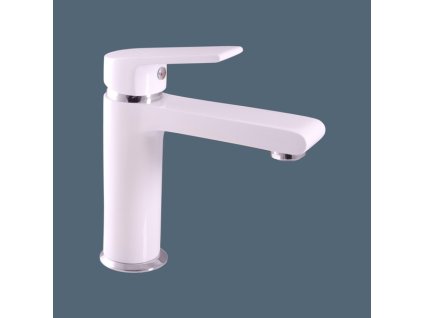 COLORADO - Umyvadlová baterie bez výpusti, Bílá/Chrom CO128.0BC, RAV Slezák (Barva bílá/chrom, Rozměr 1/2")