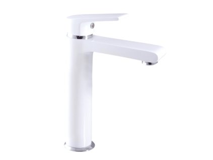 COLORADO - Umyvadlová vysoká baterie bez výpusti, Bílá/Chrom CO130.0BC, RAV Slezák (Barva bílá/chrom, Rozměr 1/2")