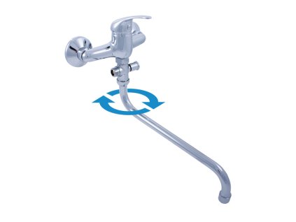 SÁZAVA - Vanová/Umyvadlová baterie, Chrom SA556.5, RAV Slezák (Barva Chrom, Rozměr 100 mm)