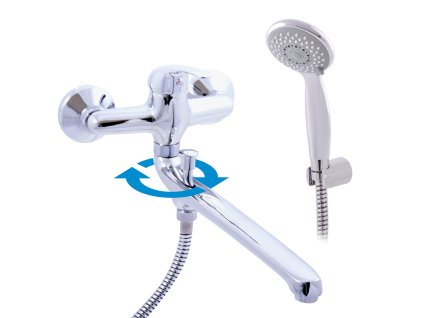 SÁZAVA - Vanová/Umyvadlová baterie, Chrom SA057.0/1, RAV Slezák (Barva Chrom, Rozměr 100 mm)