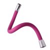 AMUR - Dřezová baterie s flexibilním ramínkem, Chrom/Růžová AM719.0/10R, RAV Slezák (Barva chrom/růžová, Rozměr 3,8")