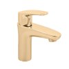 AMUR - Umyvadlová baterie bez výpusti, Zlatá - lesklá AM726.0Z, RAV Slezák (Barva ZLATÁ - lesklá, Rozměr 1/2")