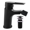 COLORADO - Bidetová baterie s výpustí, Černá - matná CO245.0KCMAT, RAV Slezák (Barva Černá - matná, Rozměr 1/2")