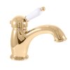 LABE - Umyvadlová baterie bez výpusti, Zlatá - lesklá L526.0Z, RAV Slezák (Barva ZLATÁ - lesklá, Rozměr 1/2")