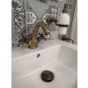 MORAVA RETRO - Umyvadlová baterie bez výpusti, Stará mosaz (Bronz) MK128.0SM, RAV Slezák (Barva Stará mosaz (Bronz), Rozměr 3,8")