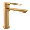 NIL - Umyvadlová baterie bez výpusti, Zlatá - kartáčovaná NL226.0ZK, RAV Slezák (Barva ZLATÁ - kartáčovaná, Rozměr 3,8")