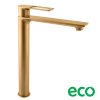 NIL - Umyvadlová vysoká baterie bez výpusti, Zlatá - kartáčovaná NL230.0ZK, RAV Slezák (Barva ZLATÁ - kartáčovaná, Rozměr 1/2")
