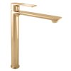 NIL - Umyvadlová vysoká baterie bez výpusti, Zlatá - lesklá NL230.0Z, RAV Slezák (Barva ZLATÁ RŮŽOVÁ - kartáčovaná, Rozměr 3,8")