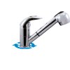 VLTAVA - Dřezová baterie s vytahovací sprchou, Chrom V110.0, RAV Slezák (Barva Chrom, Rozměr 1/2")