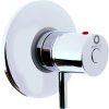 TERMOSTATICKÁ - Sprchová baterie podomítková 1-cestná s tělesem, Chrom DT283, RAV Slezák (Barva Chrom)